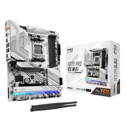 ASRock X870 PRO RS WiFi 7 AM5 ATX Motherboard DDR5 PCIe 5.0 USB4 ASRock X870 PRO RS WiFi 7 AM5 ATX Motherboard DDR5 PCIe 5.0 USB4
